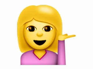 girl sassy emoji 