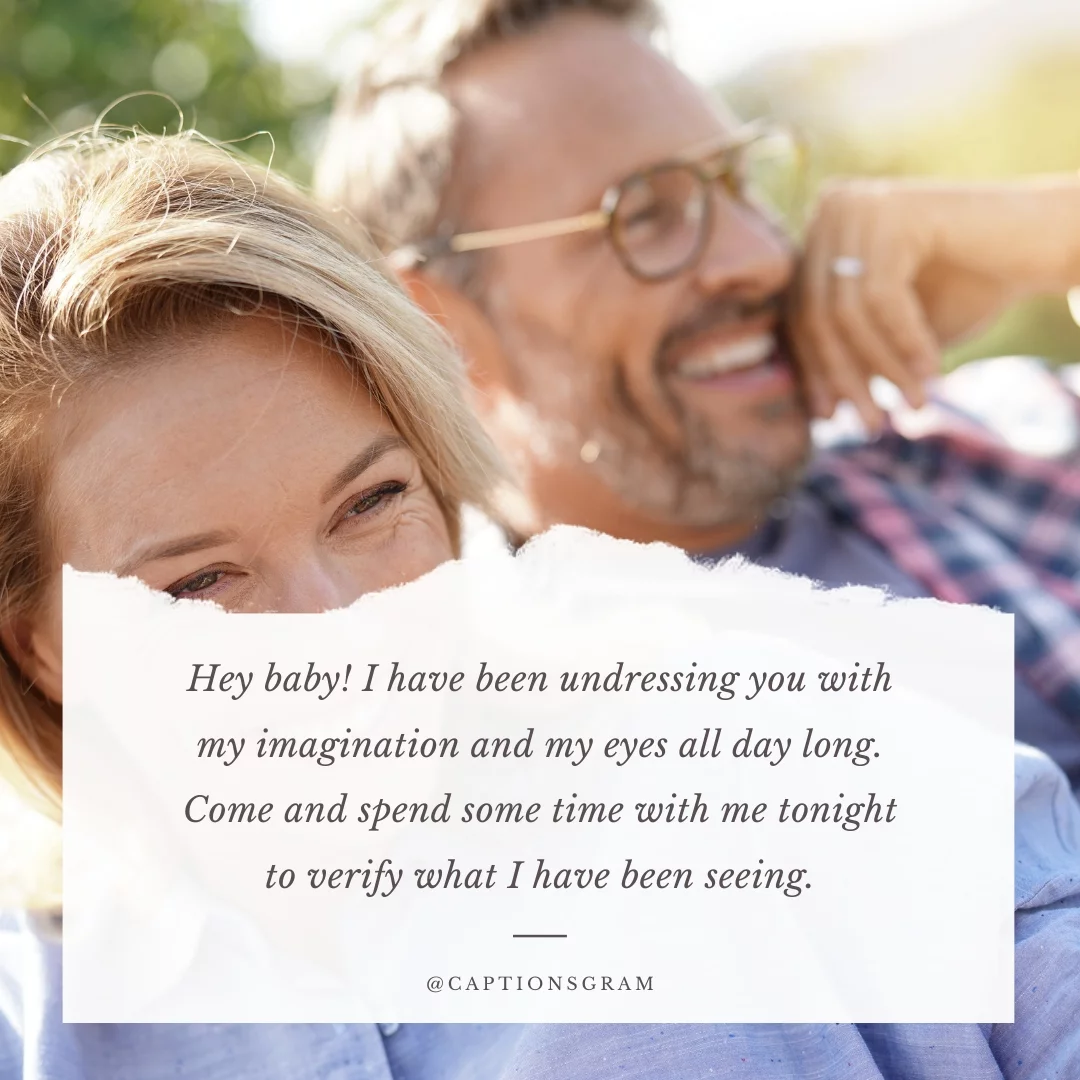 Hey baby! I have been undressing you with my imagination and my eyes all day long. Come and spend some time with me tonight to verify what I have been seeing.