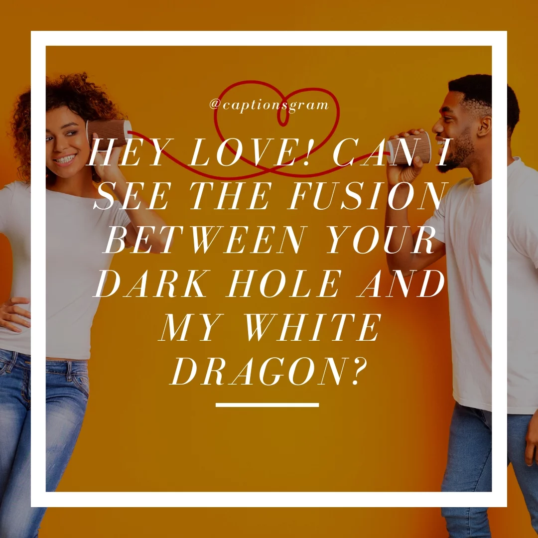 Hey Love! Can I see the fusion between your Dark Hole and my white Dragon?