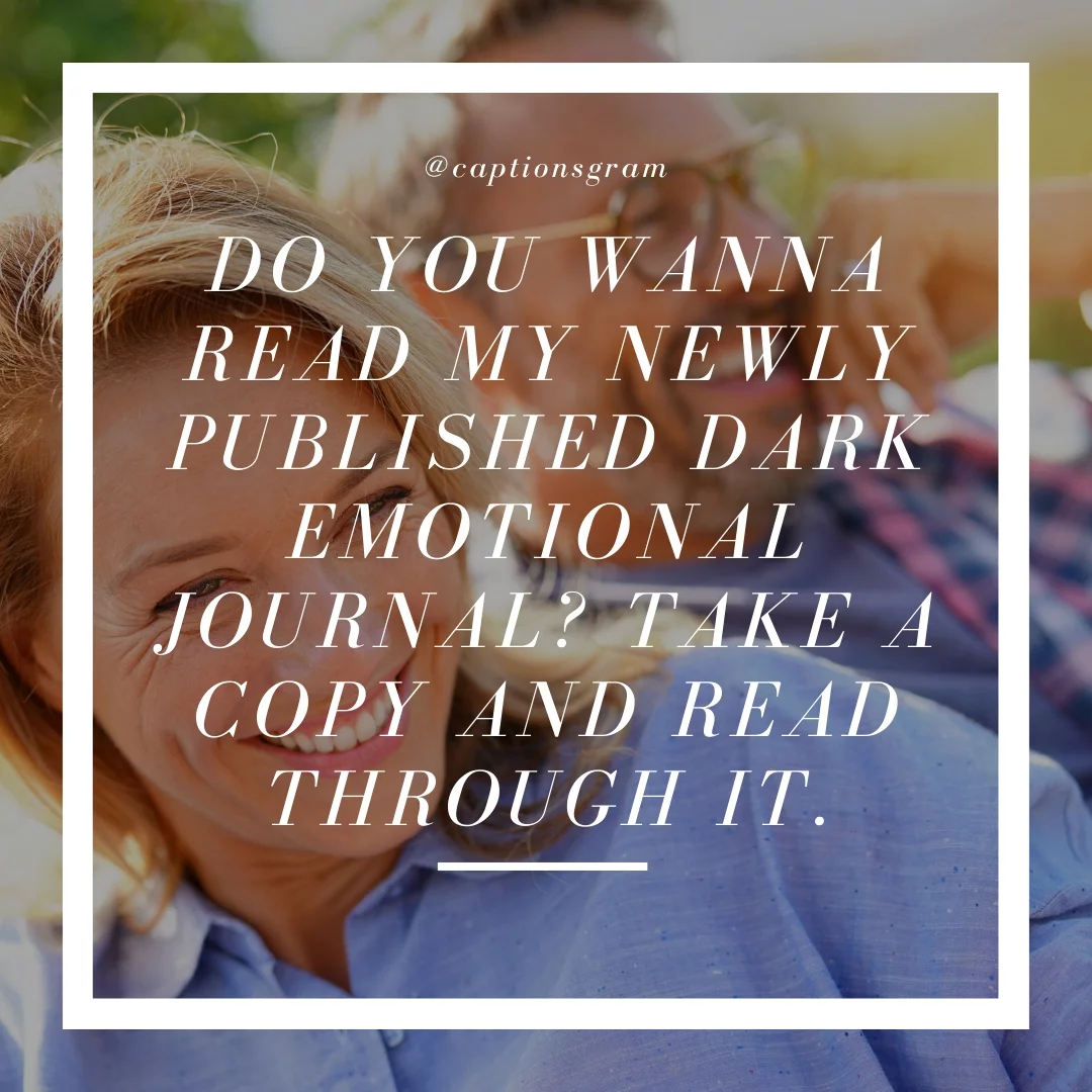 Do you wanna read my newly published dark emotional journal? Take a copy and read through it.