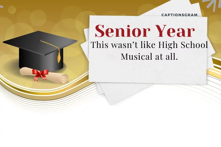 This wasn’t like High School Musical at all.