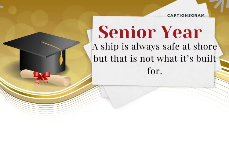 A ship is always safe at shore but that is not what it’s built for.