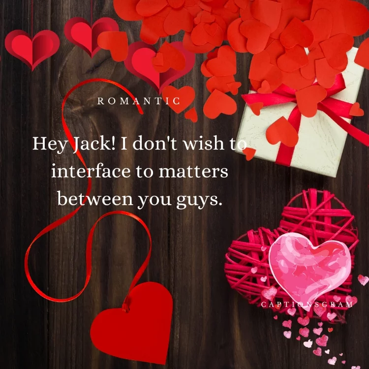 Hey Jack! I don't wish to interface to matters between you guys.
