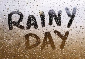 Rainy day word
