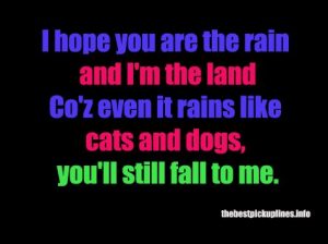 Best Rainy Day Pick Up Lines