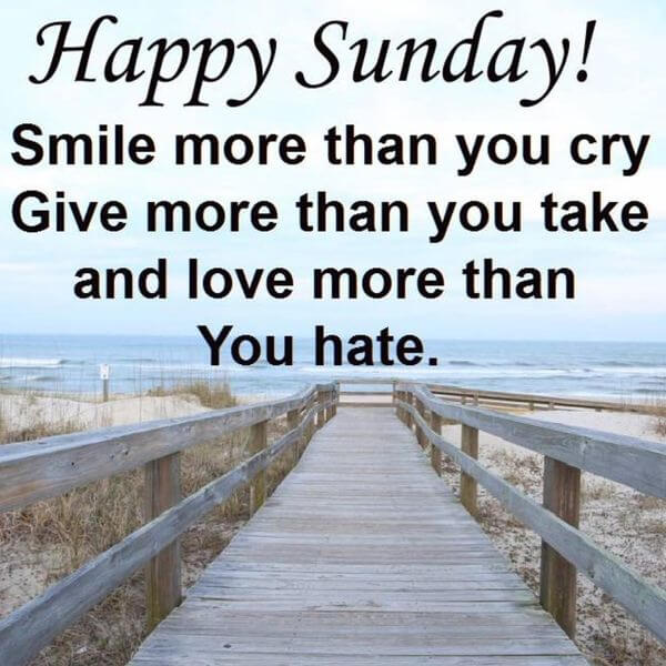 Happy Sunday Status