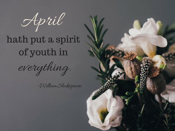 Motivational April Captions