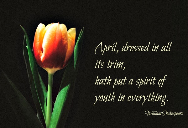 Motivational April Captions