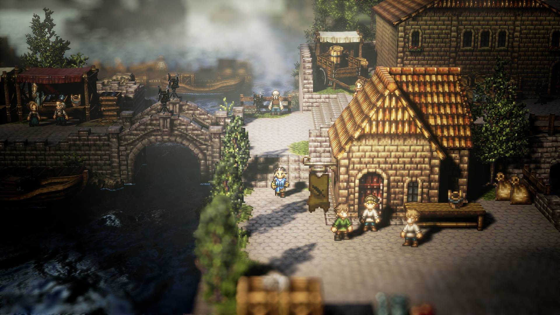 Octopath traveler Captions