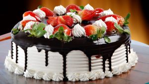 chocolate cake captions