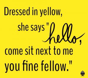 best yellow dress captions