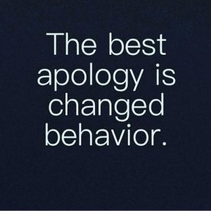 Apology captions